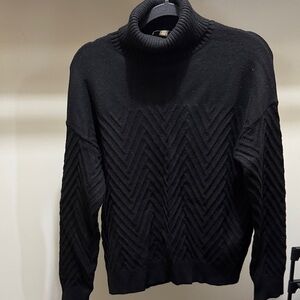 Chic Black Turtleneck Sweater